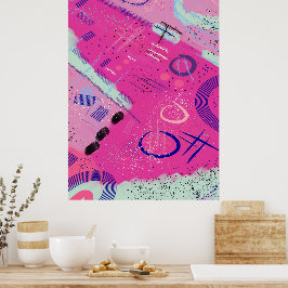 Poster Magenta Joy