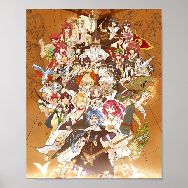 Poster Magi Anime (Frente)