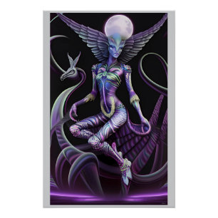 Póster Magia da Meia-Noite da Donzela Lunar