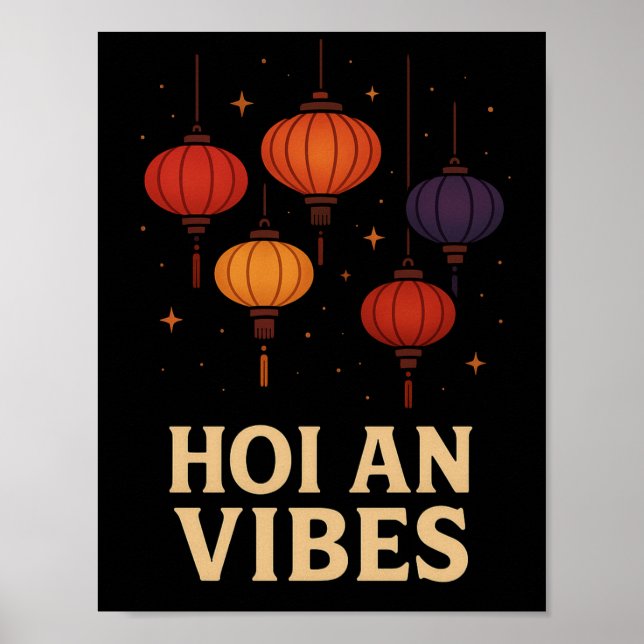 Poster Magia de Hoi An – Arte de Lanternas (Frente)
