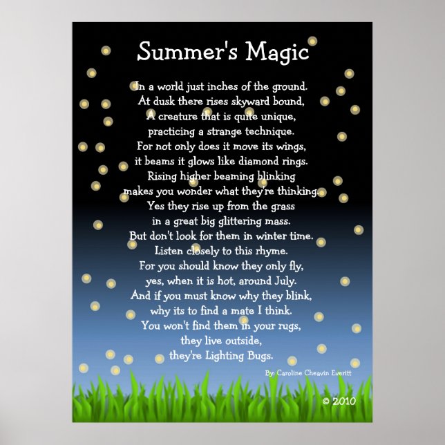 Póster Magia de Summer (Frente)