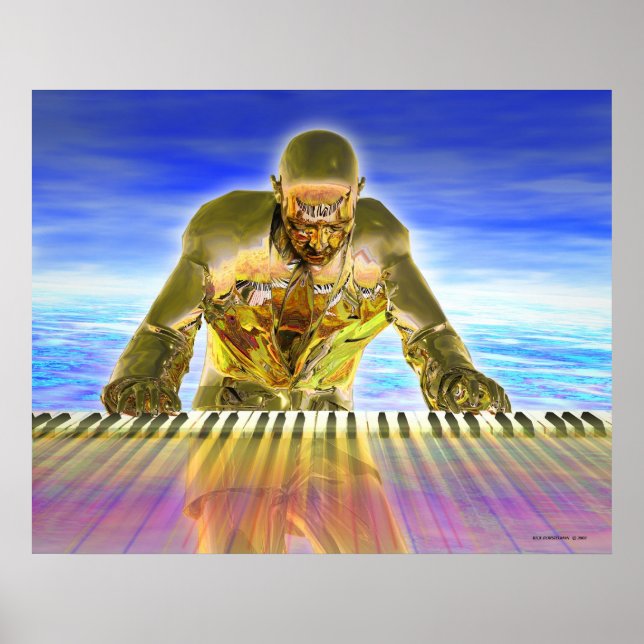 Póster Magia do teclado (Frente)