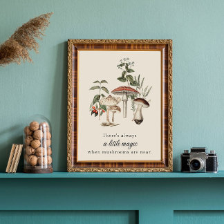 Poster Magia dos Cogumelos