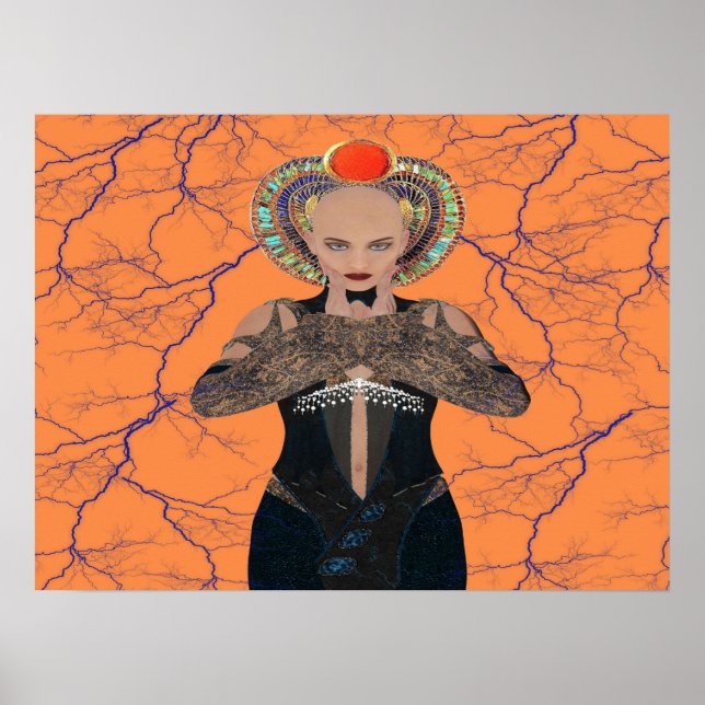 Poster Magia Elétrica Egípcia (Frente)