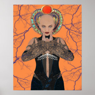 Poster Magia Elétrica Egípcia