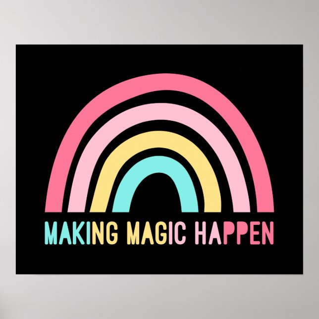 Poster Magia fazer Acontece (Frente)