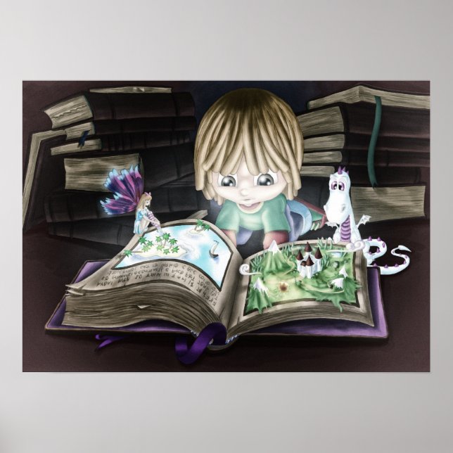 Poster Magic Book (Frente)