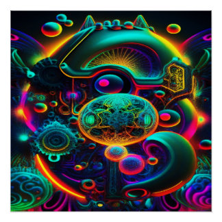 Póster Magic Construct Wonders