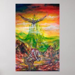 PÓSTER MAGIC DUEL ENTRE BRADAMANT E NEGROMANCER