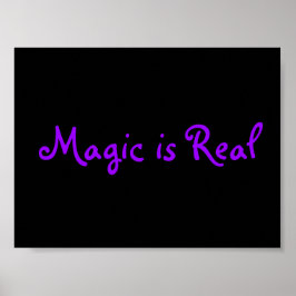 Póster Magic é Real-poster
