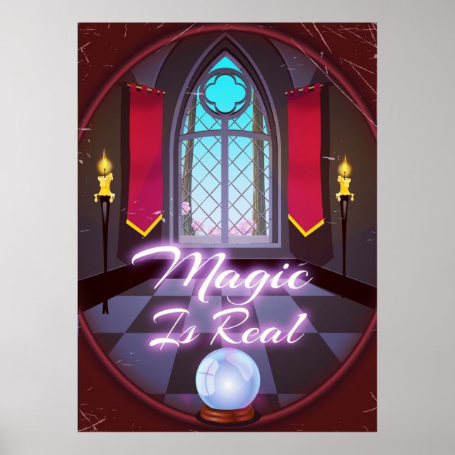 Póster Magic é um verdadeiro desenho animado (Frente)
