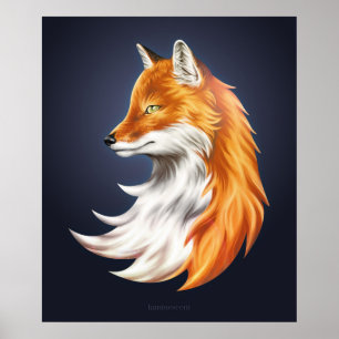 Poster Magic Fox Marinho
