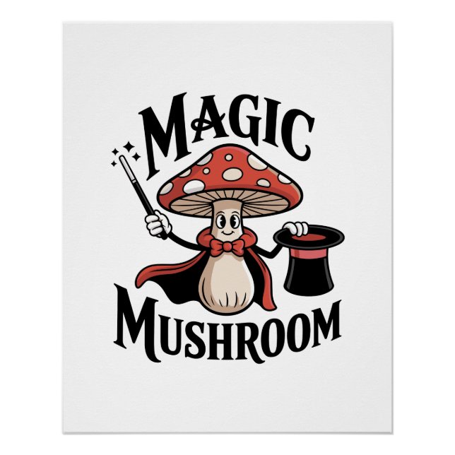 Póster Magic Mushroom Magician (Frente)