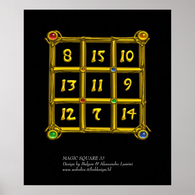 PÓSTER MAGIC SQUARE 33 (Frente)