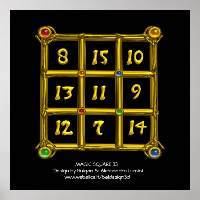 PÓSTER MAGIC SQUARE 33 (Frente)