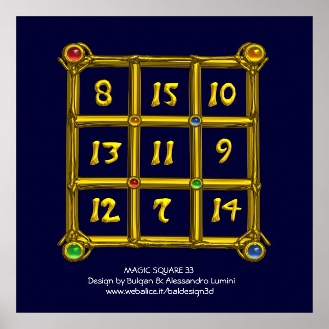 PÓSTER MAGIC SQUARE 33 (Frente)
