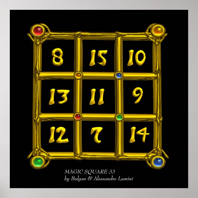 PÓSTER MAGIC SQUARE 33 (Frente)