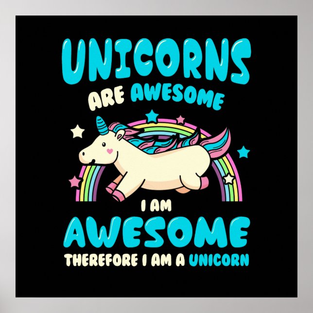 Poster Magic Unicorn (Frente)
