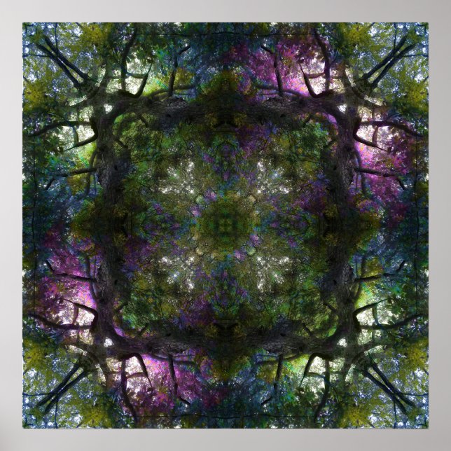 Poster mágica de árvore de 20" x 20" (Frente)