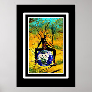Poster Mágica Menina Negra