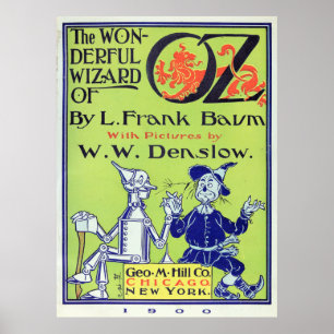 Póster Mágico de Oz maravilhoso