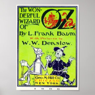Póster Mágico de Oz maravilhoso