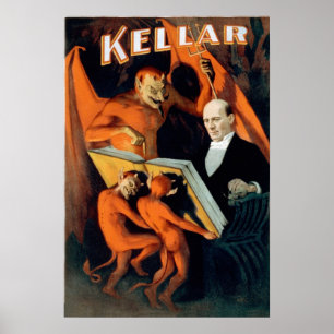 Póster Mágico do diabo de Kellar