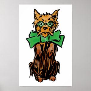Poster Mágico Vintage do Cachorro Toto do Mágico de Oz co
