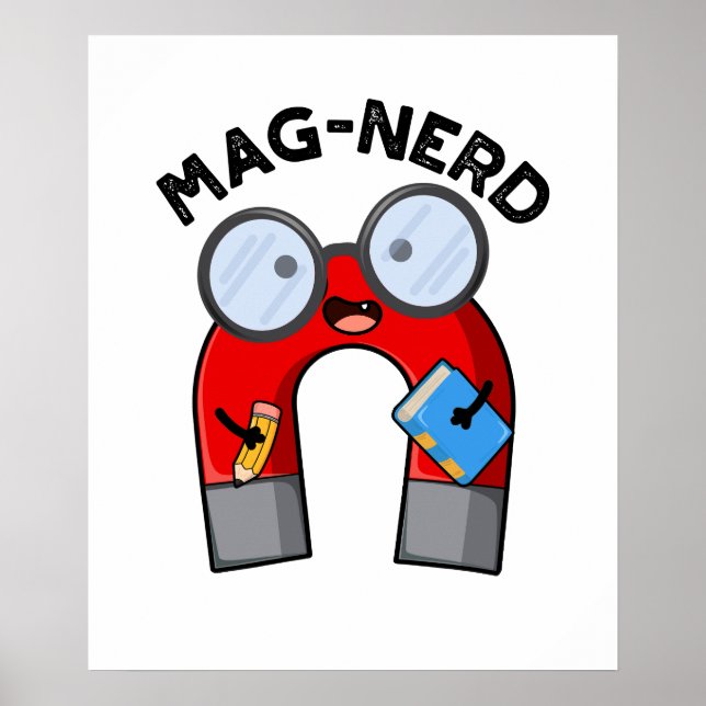 Poster Magnética do Nerd Funny do nerd Mag (Frente)