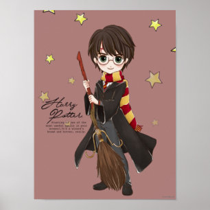 Poster Magnética HARRY POTTER™ Watercolor