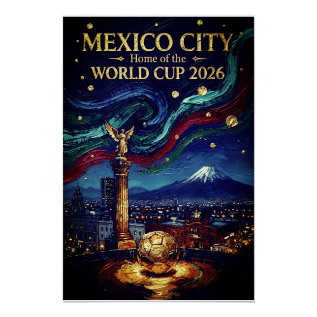 Póster Magnífica e Luxuosa Arte do México (Frente)