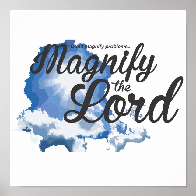 Poster Magnify the Lord  (Frente)