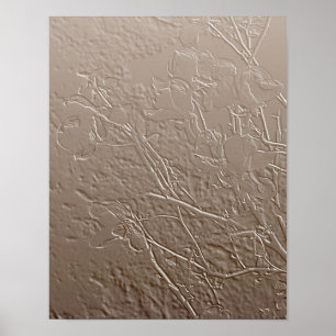 Póster Magnolia Blossoms Floral Art Design Poste