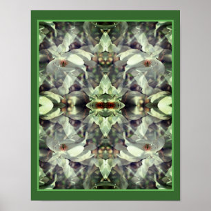 Poster Magnolia Flor Blossomo Abstrato