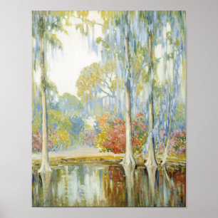 Poster Magnolia Gardens Alfred Hutty