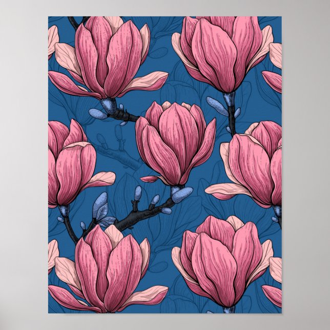 Poster Magnolia Jardim (Frente)