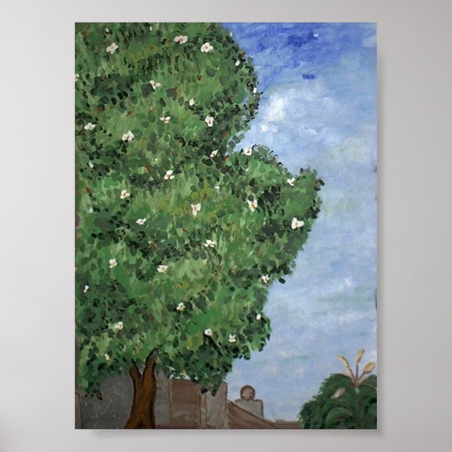 Poster Magnolia Tree No Parque Municipal (Frente)