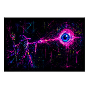 Póster Mago Neon