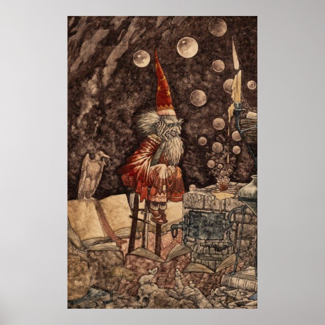 Poster Mago por Charles Folkard (Frente)