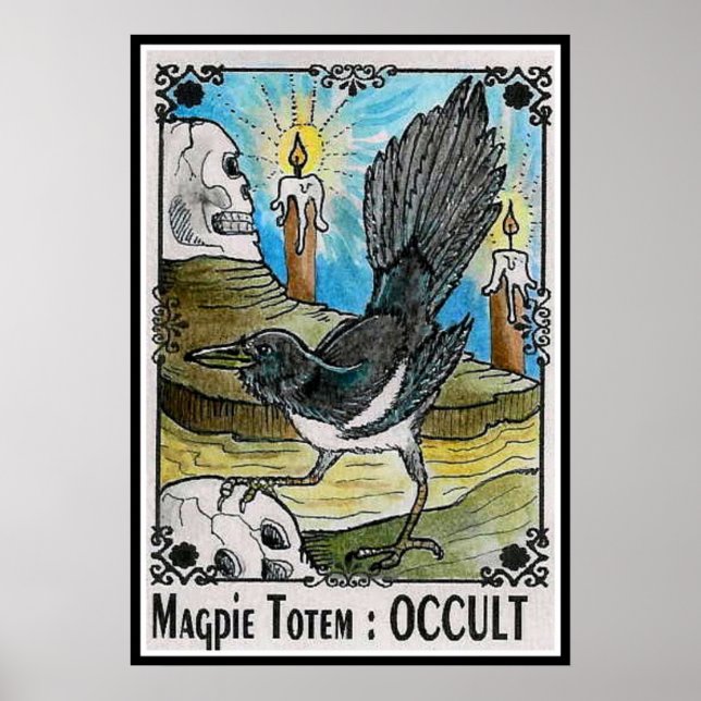 Póster Magpie Totem OCCULT (Frente)