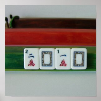 Poster Mah-Jongg 2010