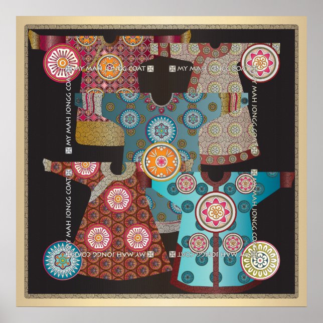 Poster Mah Jongg Casaco (Frente)