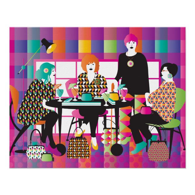 Póster Mah Jongg Memphis Poster (Frente)