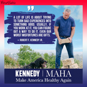 Poster MAHA torna a América saudável novamente Kennedy Do