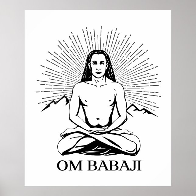 Poster Mahavatar Babaji (Frente)