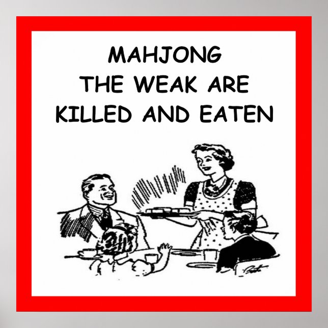 PÓSTER MAHJONG (Frente)