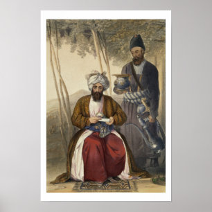 Póster Mahommed Naib Shurreef, um Kuzzilbach comemorado
