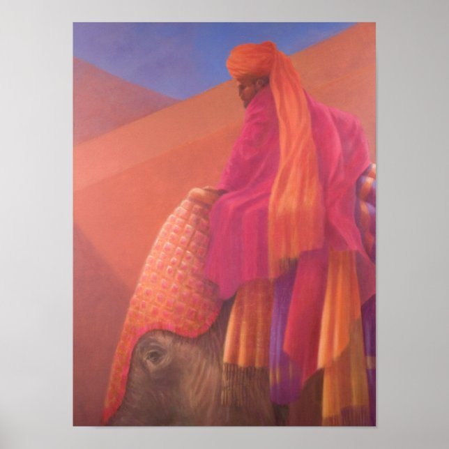 Póster Mahout e Elefante (Frente)