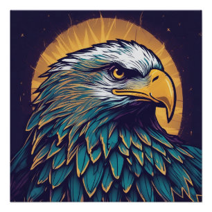 Póster Maiestoso Bald Eagle
