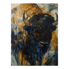 Póster Maiestoso Buffalo, Bison Poster